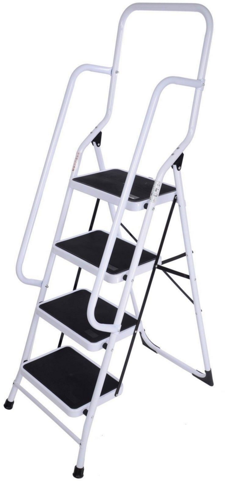 iron ladder with handrail 