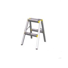 Aluminum two step little stool