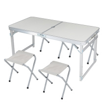 Aluminum outdoor folding table