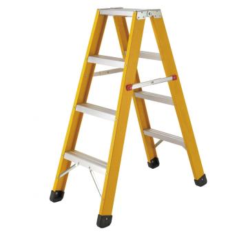 Double side fiberglass ladder