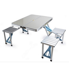 ALUMINUM COLORFUL OUTDOOR PICNIC TABLE